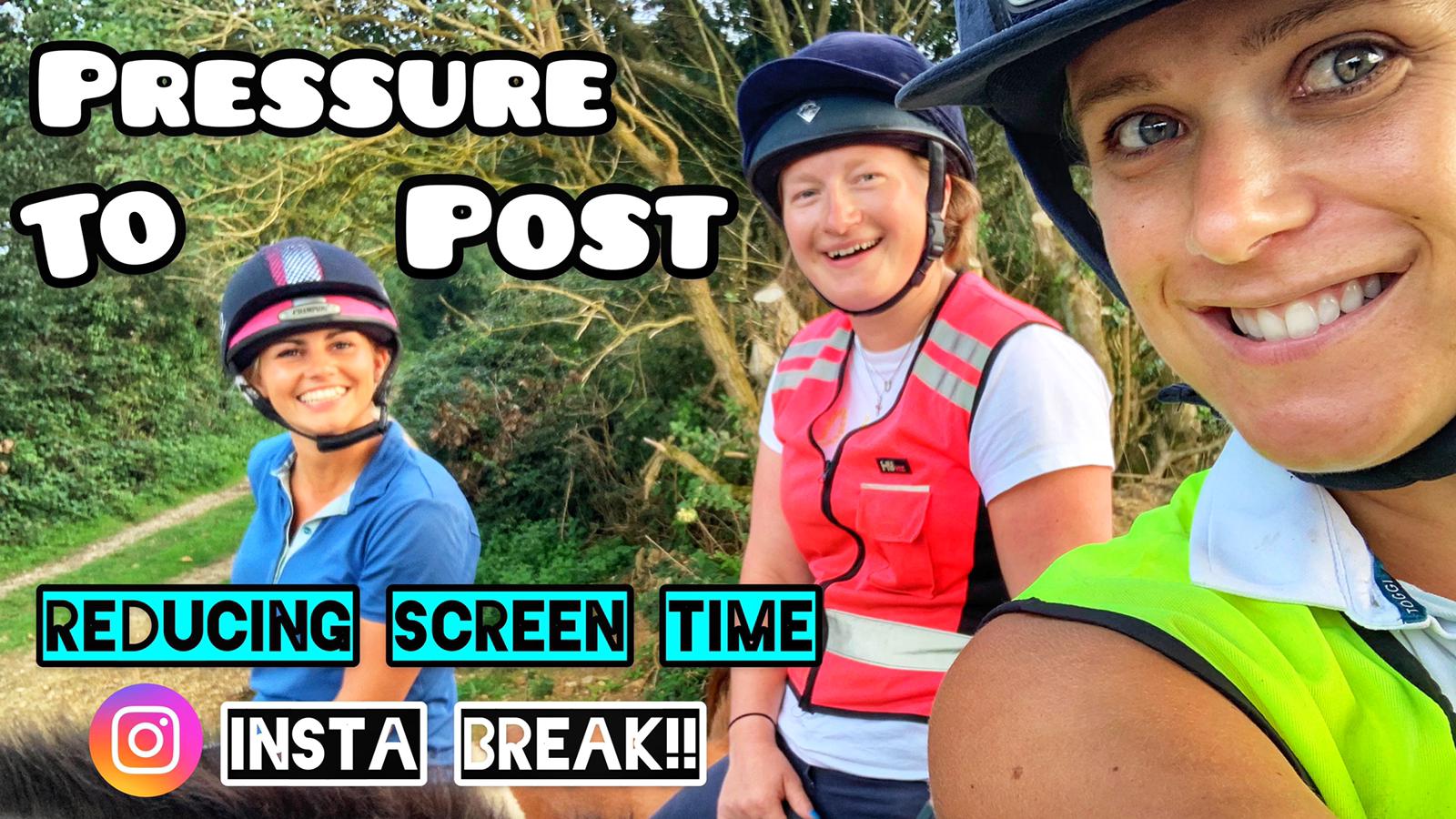 PRESSURE TO POST | Reducing screen time, a phone free weekend!!
