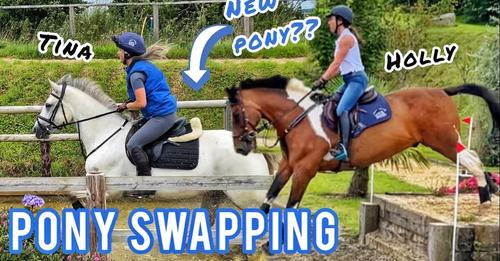 PONY SWAPPING | Riding a New Horse for the First Time