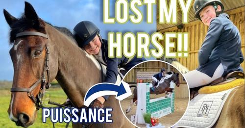 I’VE LOST MY HORSE | Sam takes Banksy to a Horse Show & Jumps the PUISSANCE Class